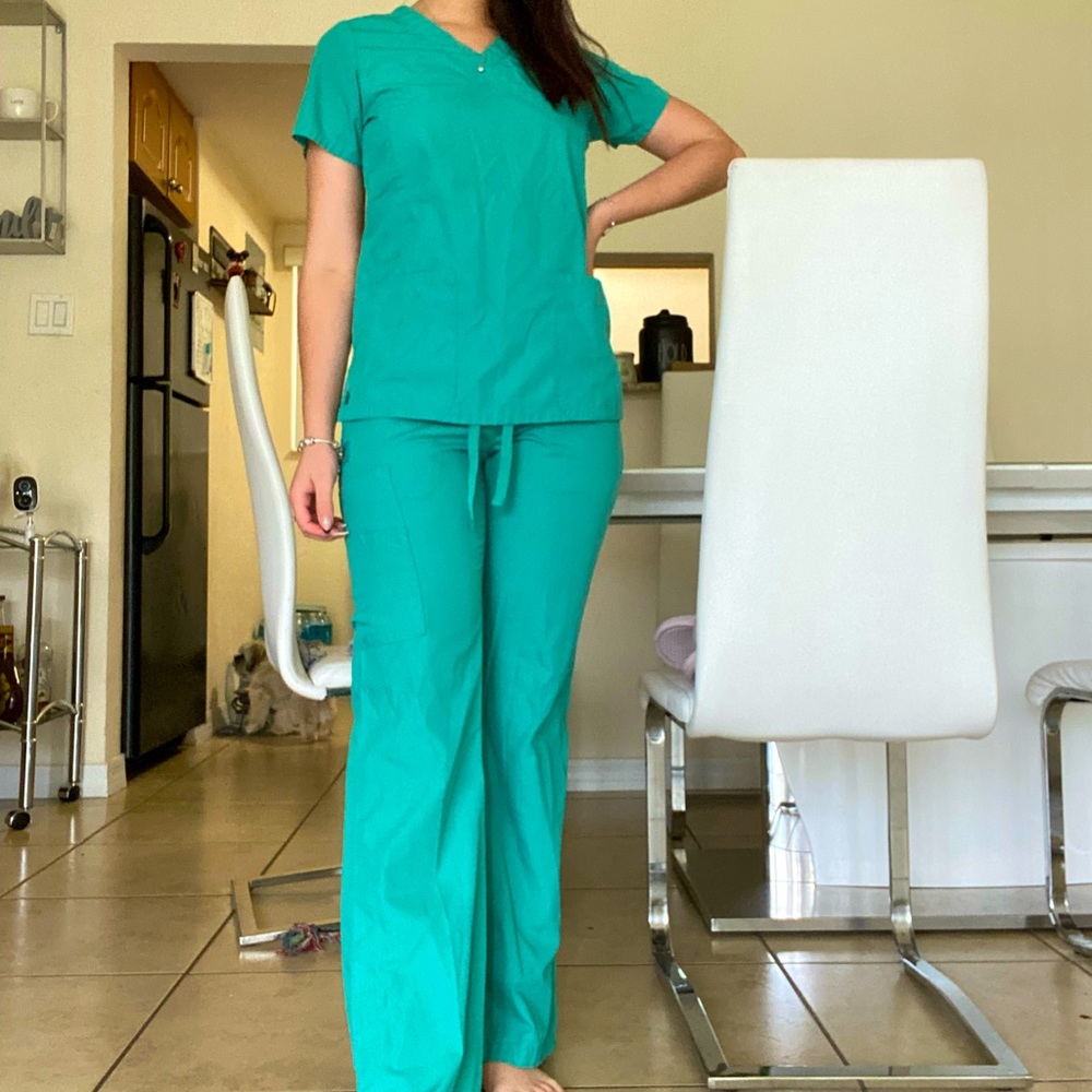 Green scrub